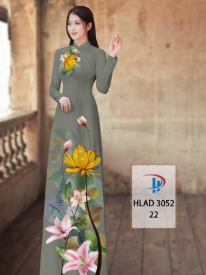 Vải Áo Dài Hoa Ly AD HLAD3052 29